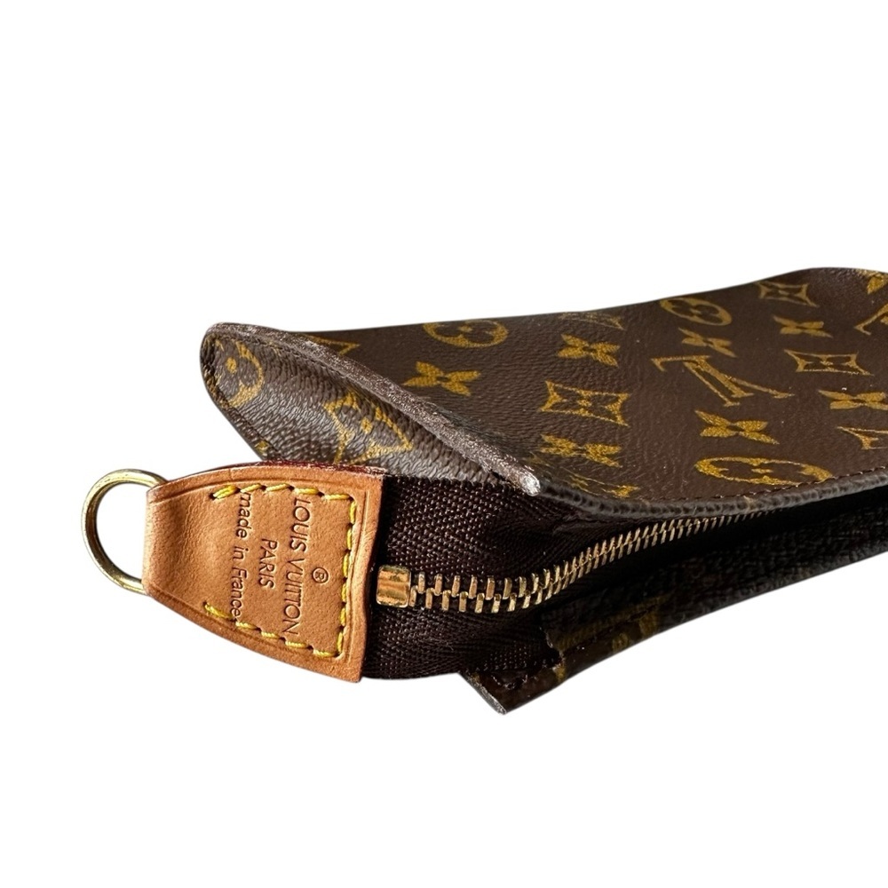 Louis Vuitton Monogram & Vachetta Leather Bucket Toiletry Pouch Bag - Picture 5 of 15